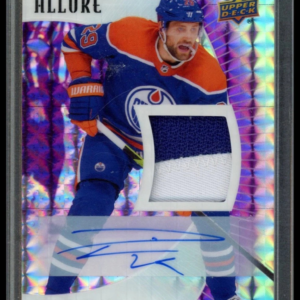 2023 Upper Deck Allure Leon Draisaitl Purple Diamond Patch Auto /10