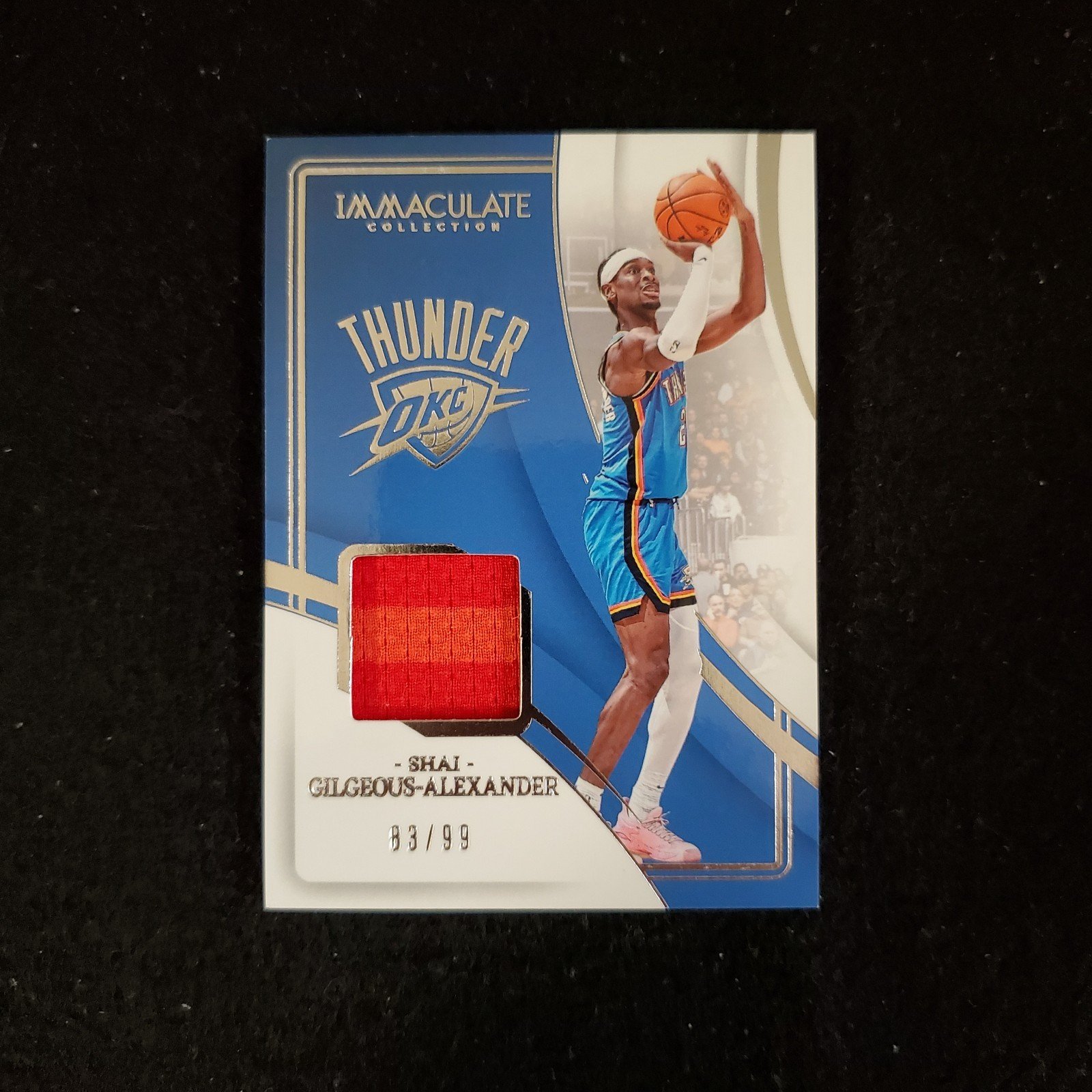 2023-24 Shai Gilgeous-Alexander Panini Immaculate Patch /99