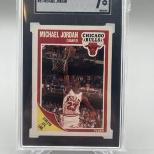 1989 fleer michael jordan 21 sgc 7