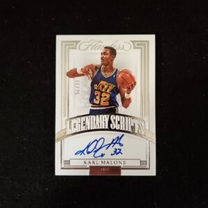 2021-22 Karl Malone Panini Flawless Legendary Scripts Auto /25