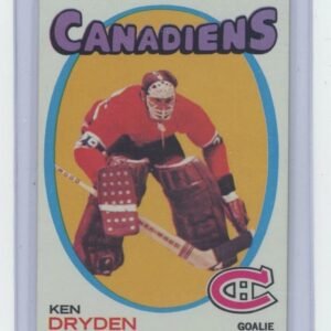 1971-72 Topps Rookie Ken Dryden #45 Montreal Canadiens
