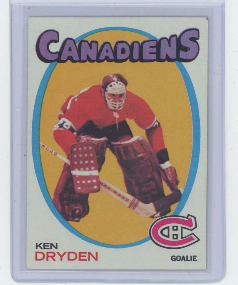 1971-72 Topps Rookie Ken Dryden #45 Montreal Canadiens