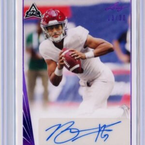 2021 Leaf Memories '90 Autographs Purple Bryce Young RC AUTO /30