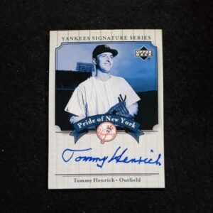 2003 Tommy Henrich Upper Deck Yankees Signature Series Auto
