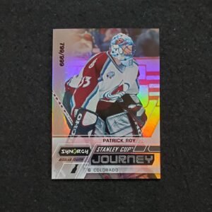 2020-21 Patrick Roy Upper Deck Synergy Stanley Cup Journey /999