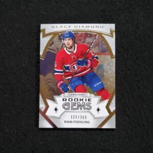 2019-20 Ryan Poehling UD Black Diamond Rookie Gems /399