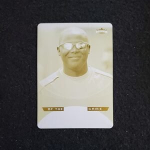 2007 Andruw Jones Fleer Faces Of The Game Yellow Printing Plate 1 of 1
