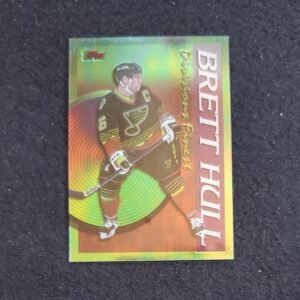 1994-95 Brett Hull Topps Finest Divisions Finest Insert