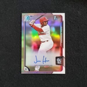 2015 Juan Herrera Bowman Chrome 1st Rookie Auto Refractor /499