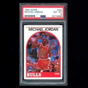 1989 Hoops #200 Michael Jordan PSA 8