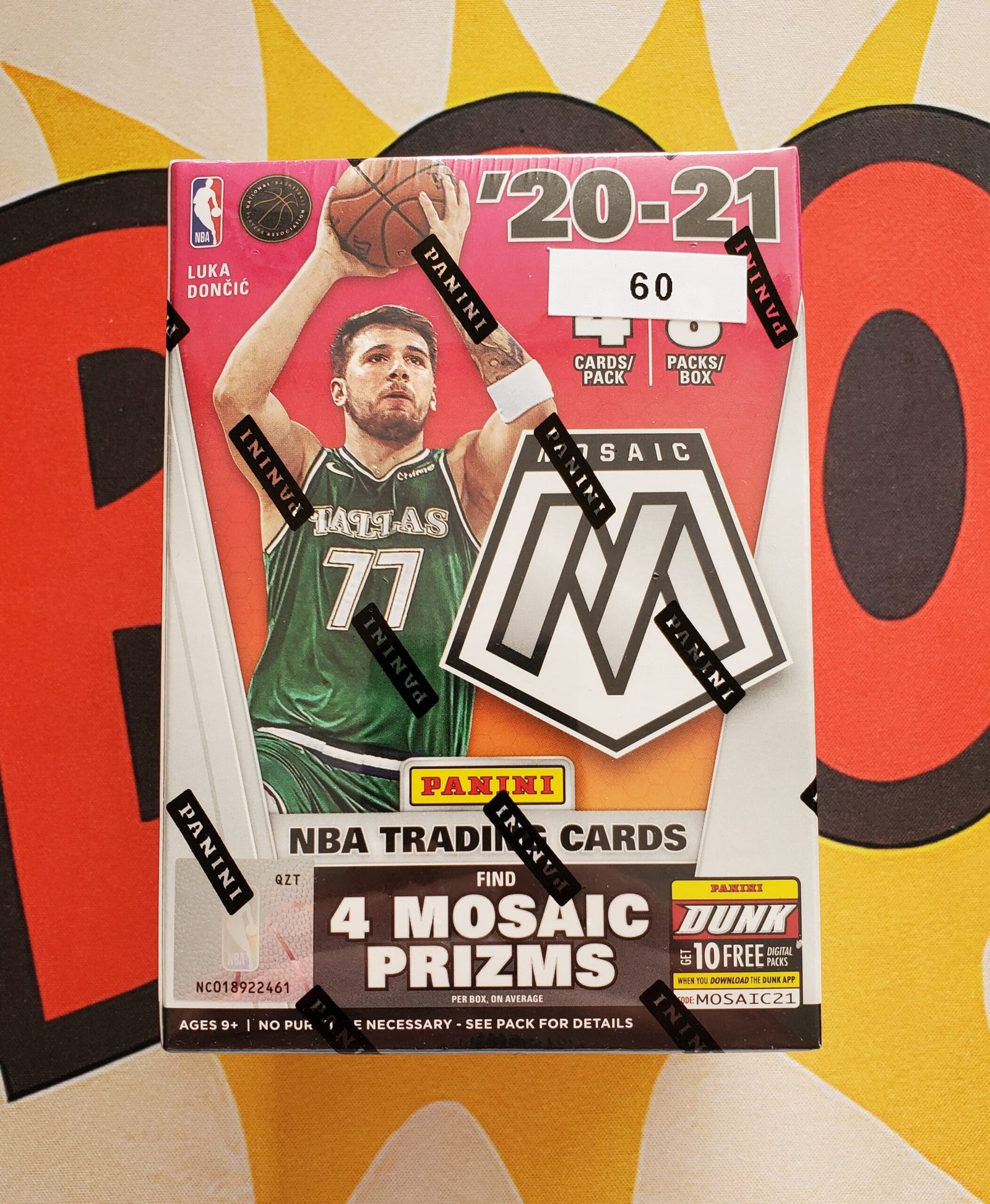 2020-21 Panini Mosaic Basketball Blaster Box