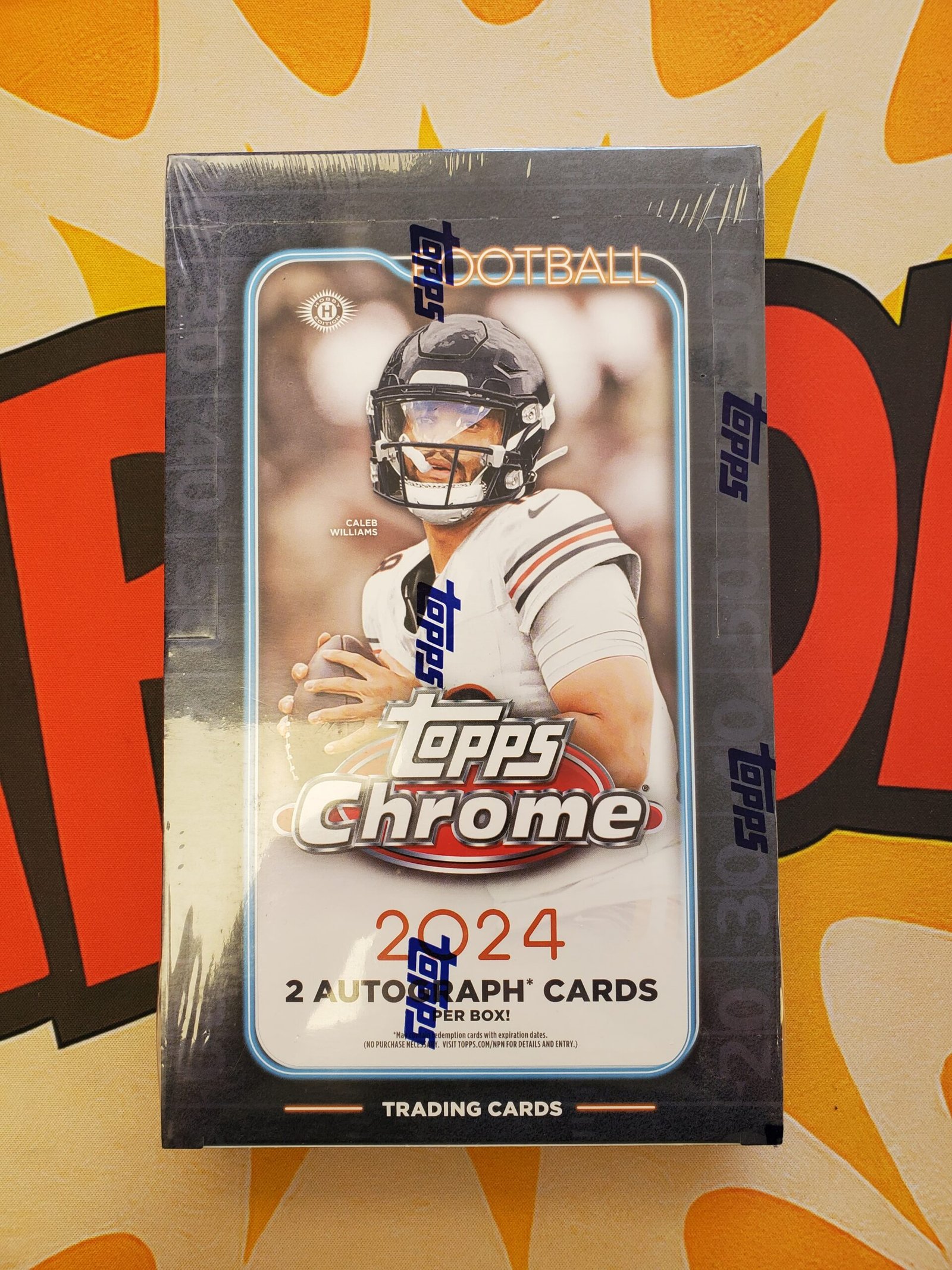 2024 Topps Chrome Football Hobby Box