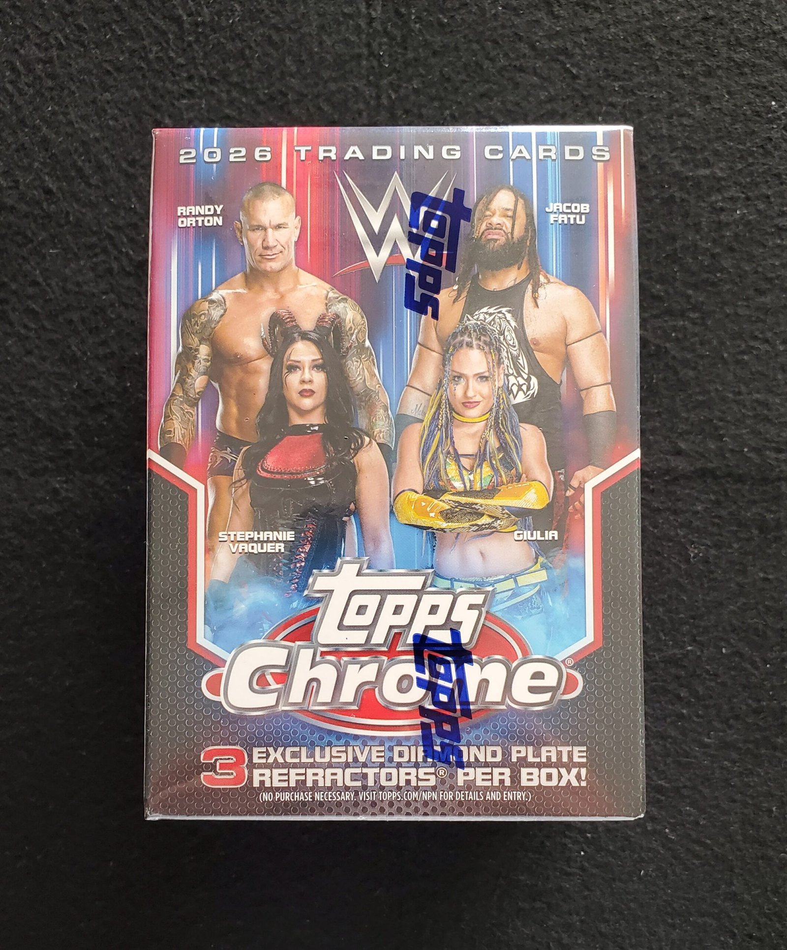 2026 Topps Chrome WWE Blaster Box