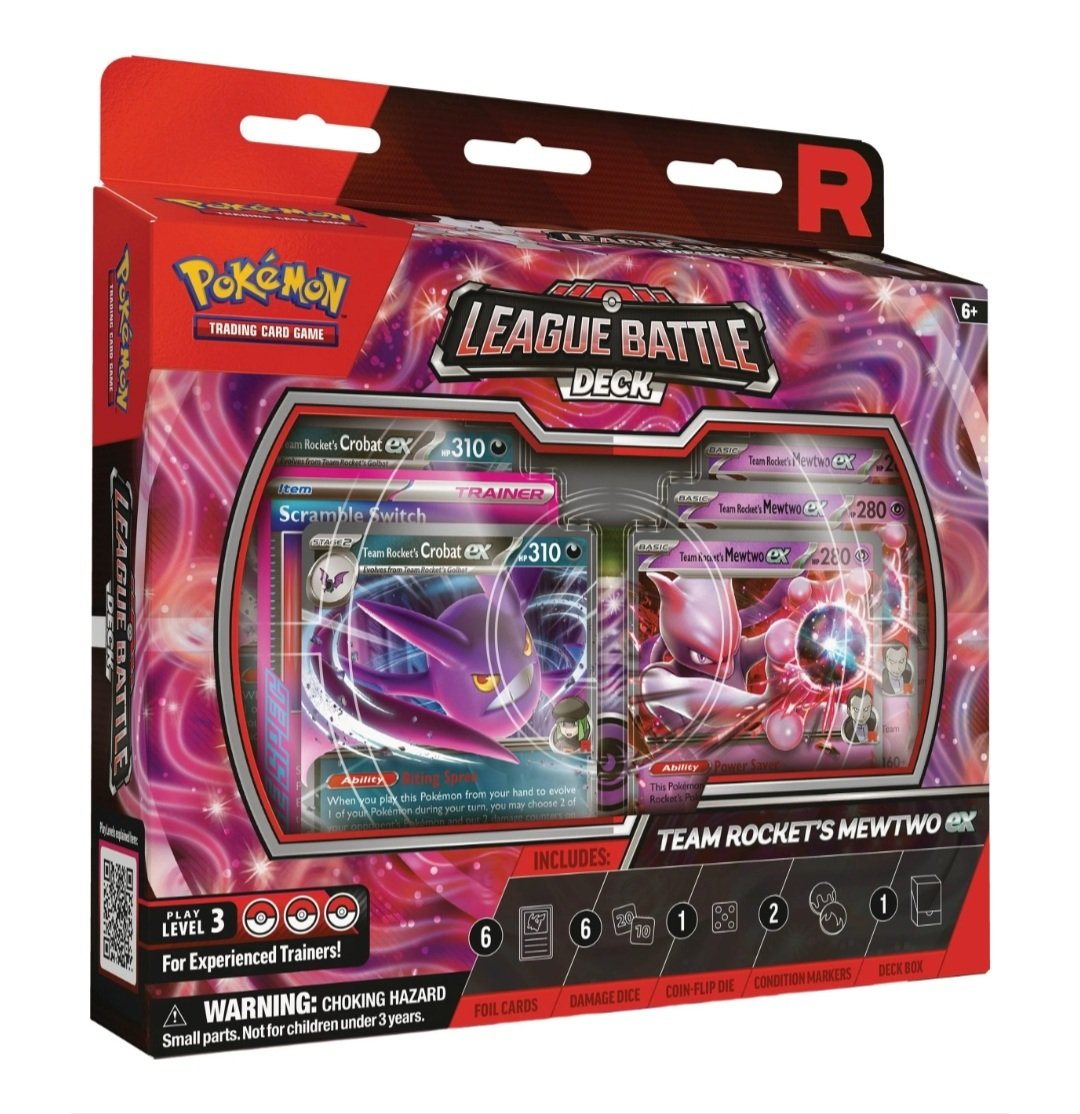 Pokemon League Battle Deck Team Rocket's Mewtwo ex