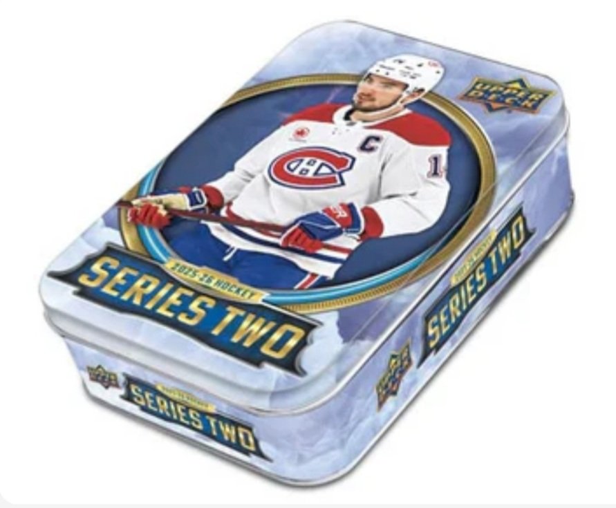 2025-26 Upper Deck Series 2 Hockey Tin
