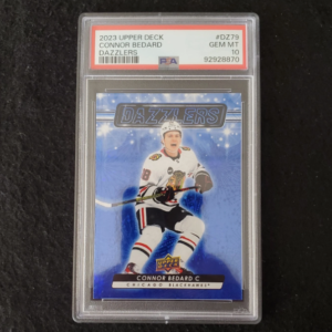 2023-24 Connor Bedard Upper Deck Blue Dazzlers Rookie PSA 10