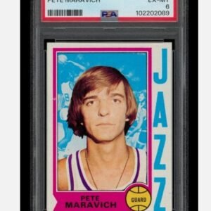 1974-75 Topps Set-Break # 10 Pete Maravich PSA 6 EX-MT